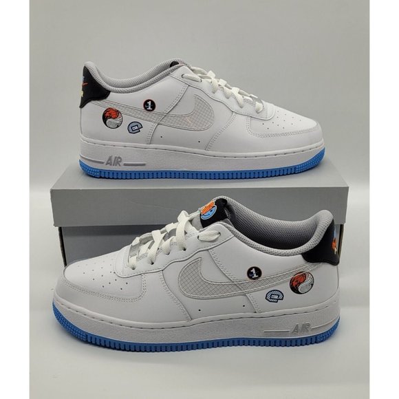 Nike Air Force 1 LV8 GS 'Happy Hoops' DM8088-100 - Picture 2 of 13